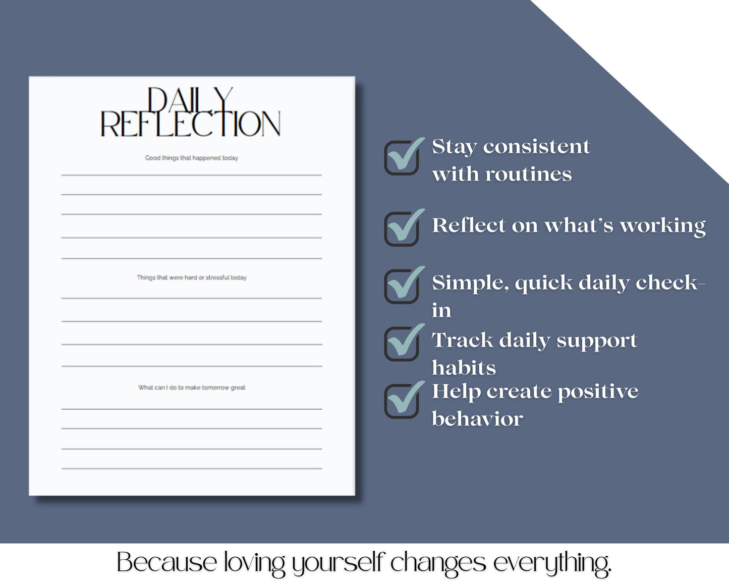 Self-Love Planner, Mental Health Journal, Self Care Tracker, Therapy Journal, Mood Tracker, Digital Journal, Goodnotes, Self Care planner